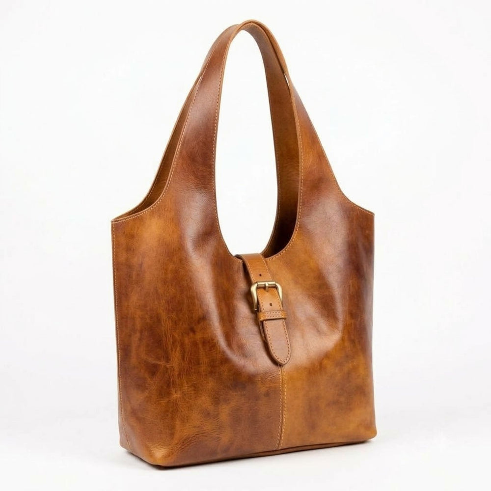 Kasbah Hobo Tote brown leather hobo shoulder bag