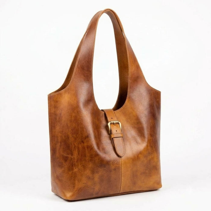 Kasbah Hobo Tote brown leather hobo shoulder bag