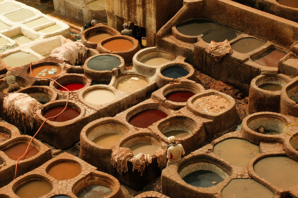 Material with a history before it becomes a product.
